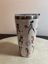 Rifle Paper Co. x Corkcicle Tumbler Sports Girl - HEW White