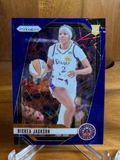 2024 Panini Prizm WNBA - Rickea Jackson Blue Velocity Prizm (RC)  #60 LA Sparks