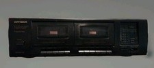 Vintage Optimus SCT-53 Dual Cassette Deck HiFi Stereo Tape Player Dubbing PARTS
