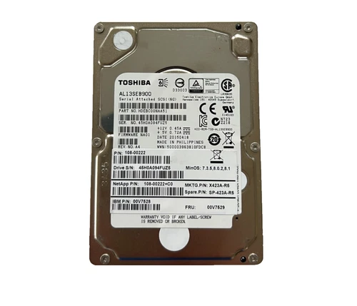 900GB 2.5" SAS Toshiba 10k Server HDD AL13SEB900 - NetApp/IBM/Generic - QTY