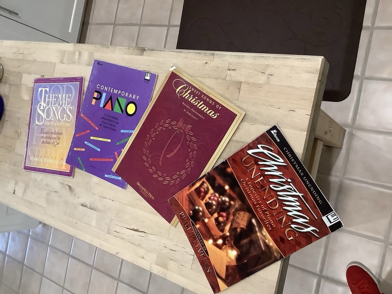 One Lot Of Four (4) Christian Music Books