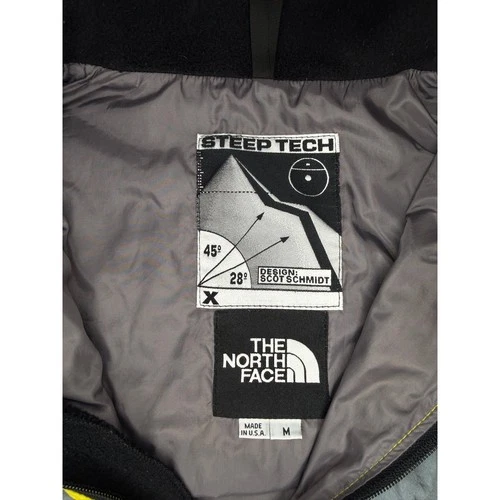 Vintage North Face Steep Tech Scot Schmidt Ski Jacket Pullover Medium Yellow image 2