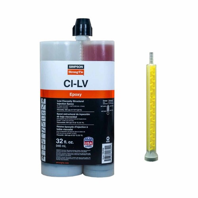 #ad Simpson Strong Tie CILV32 32 oz Low Viscosity Structural Injection Epoxy $64.26