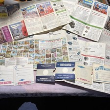 6 Vintage View Master Reel Sleeves 4 brochures