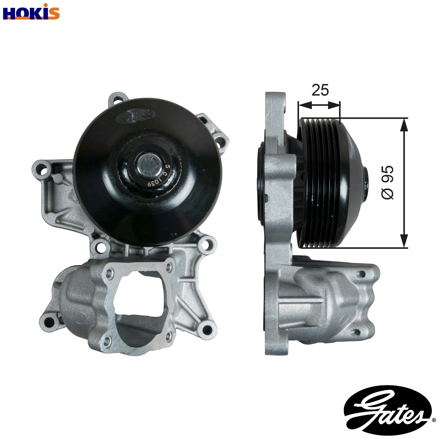 Gates WP0121 Water Pump - Image 11