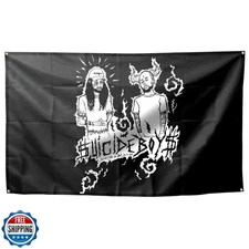 Suicide Music Theme Boys Flag Aesthetic Decorative Durable 3x5 Feet Flag Suit