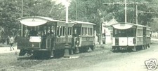 Batavia Condangdia 2 Trams Tram Java Indonesia 1918