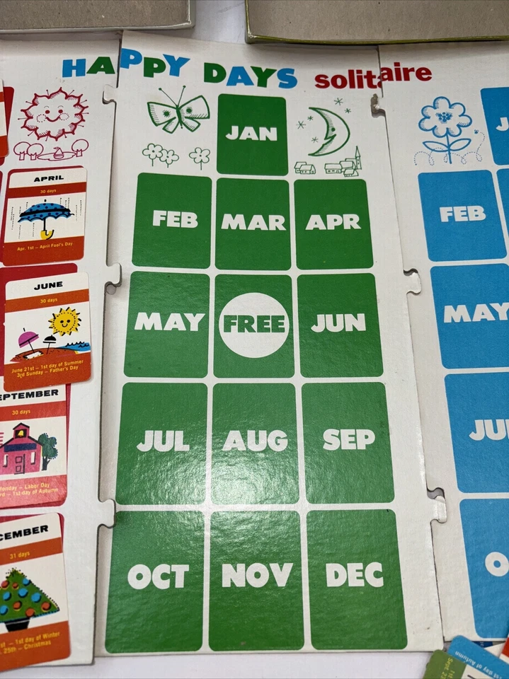 Vintage 1970 Happy Days Solitaire Game Made In USA - Image 4 of 4