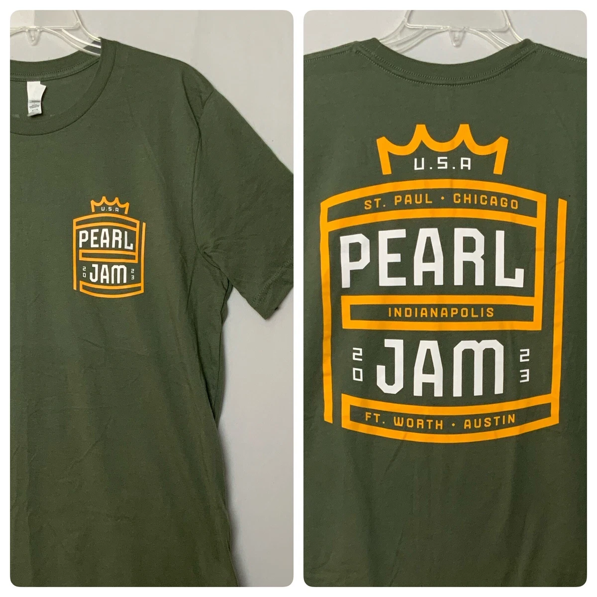 Pearl Jam Concert Shirt In Pearl Jam Concert Memorabilia for sale