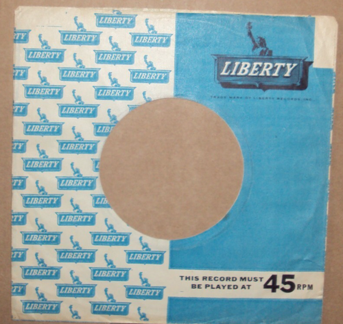 "Liberty","Company Sleeve","Original","45rpm","7inch","Record",Vintage",} )));0>