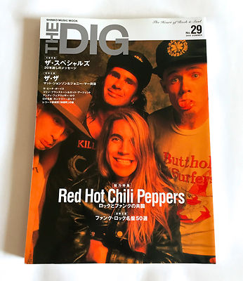 RED HOT CHILI PEPPERS SPECIAL THE DIG JAPAN MAGAZINE 2002 No.29  
