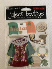 Jolee's Boutique Ireland Irish Dance St. Patrick's Day Scrapbooking Stickers