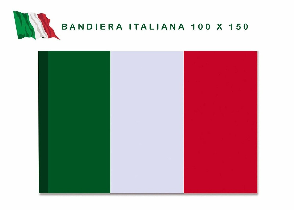 Bandiera Italia Tricolore 30x45 Cm Con Asta - Per Manifestazioni, Festività E Eventi Sportivi - Foto 6