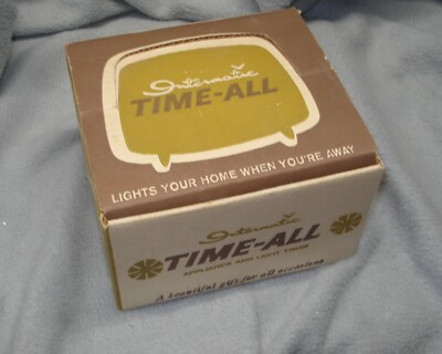 UNUSED 1965 VINTAGE INTERMATIC TIME-ALL LAMP AND APPLIANCE TIMER MODEL A221-7
