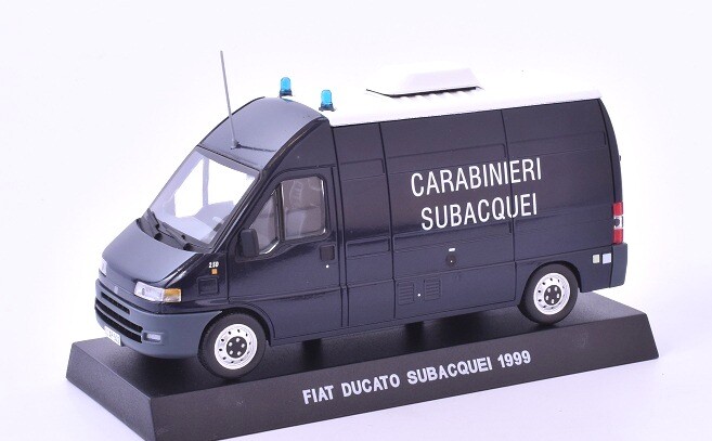 Fiat Ducato Subaquei Des Carabiniers - Miniature 1:43 De Agostini - Neuve Sous Blister