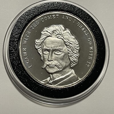 1986 Edmund Halley's Comet Rare Collector Coin 1 Troy Oz .999 Fine