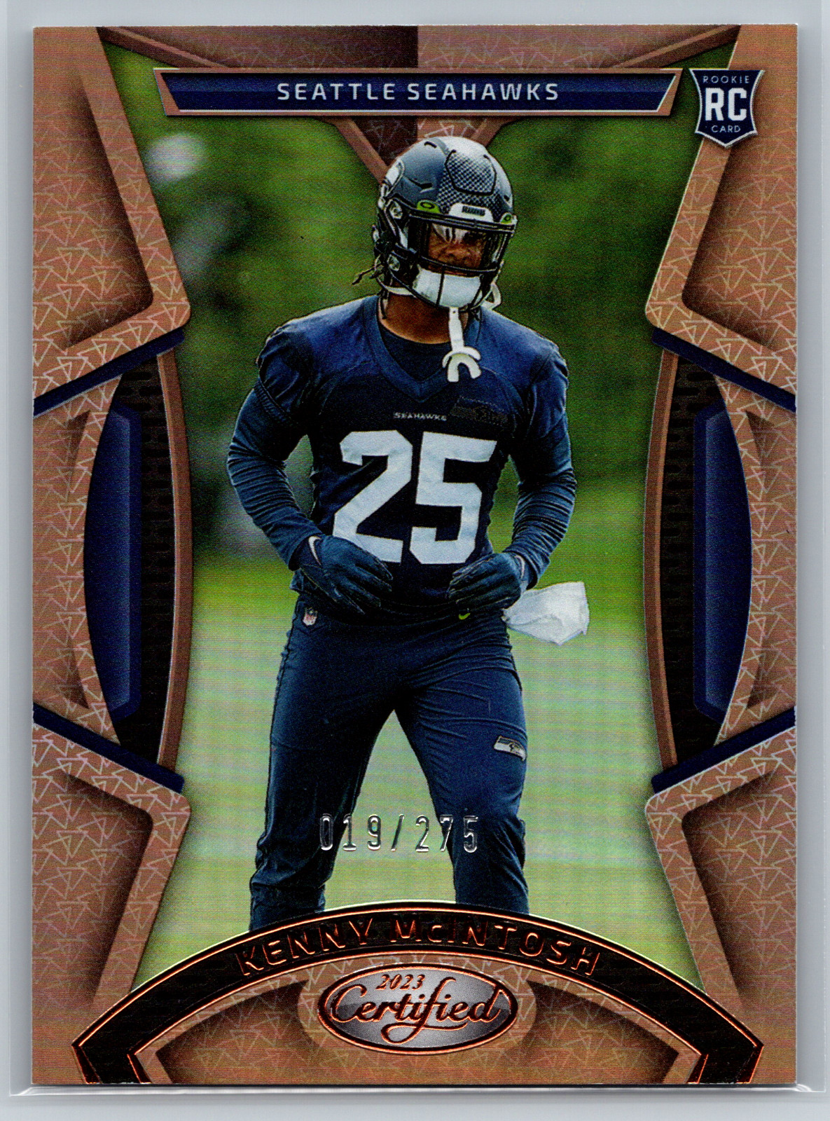 Kenny McIntosh Panini Certified #176 Mirror Bronze