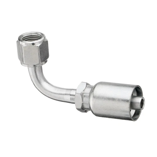 10 Pack 3/8" JIC 37° Female 90° Elbow Hydraulic Hose Fittings For 3/8" I.D. Hose - Picture 12 of 13