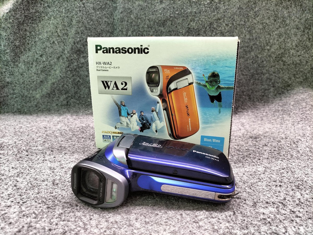 防水ビデオカメラ】Panasonic HX-WA2-A 中古】 パナソニック デジタル