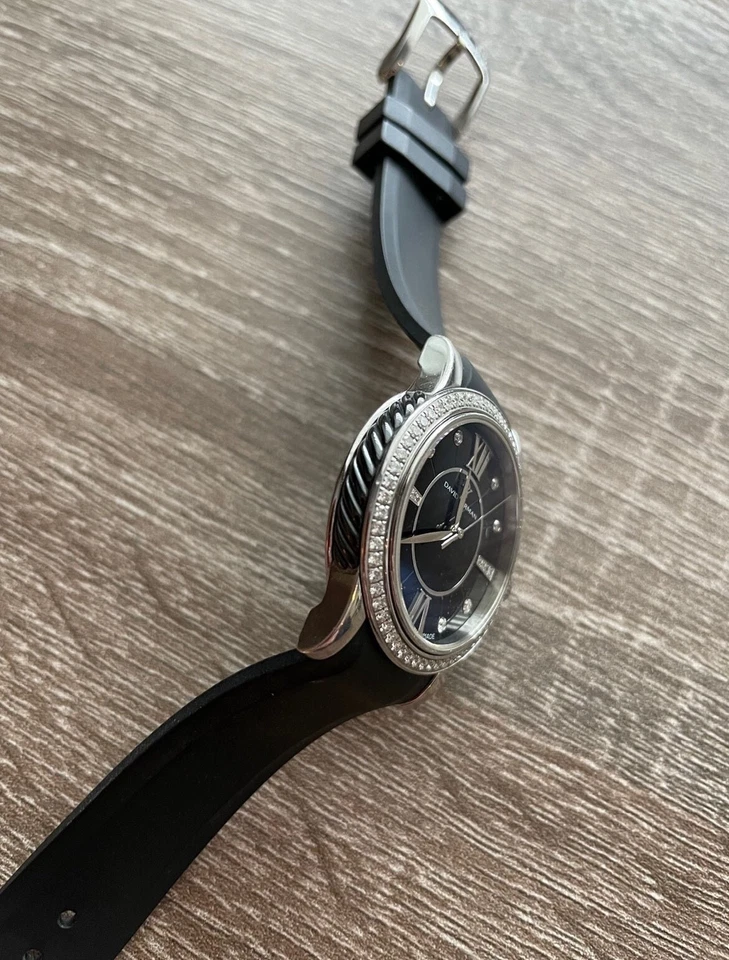 David Yurman Ladies Swiss Quartz Watch 34mm W/ Diamond Bezel. - Image 2 of 4