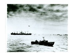 Día D invasión de Normandía, transporte USCG-53 Matchbox Fleet, foto de archivo de prensa