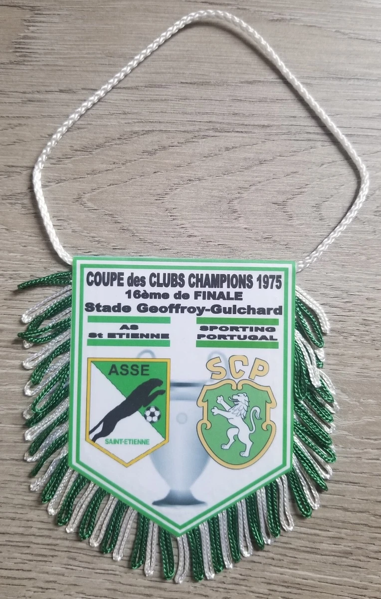 Fanion Vintage Club De Football - AS Saint-Étienne - Années 90
