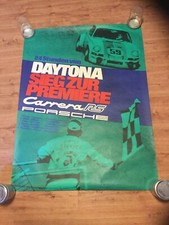 Original Porsche Racing Poster Daytona Siegzu...