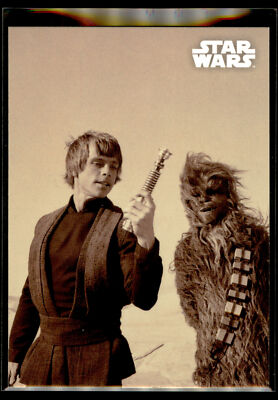 2020 Topps Star Wars ROTJ Black & White SEPIA #40 Battle over the Sarlacc Begins