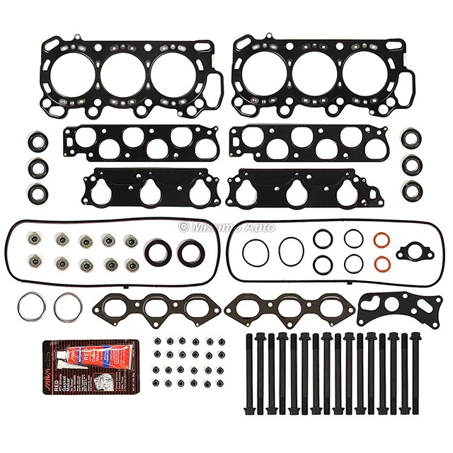 Head Gasket Bolts Set Fit 97-02 Acura CL Honda Accord VTec 3.0 SOHC J30A1 - Image 2 of 4