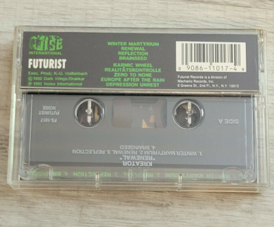 Kreator - Renewal Cassette Tape 1992 Heavy Metal Thrash Noise