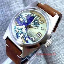 Tandorio 24 Jewels NH35 38mm Automatic Men Watch Brushed Case Lume Kagawana Dial