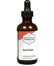Gout Drops Homeopathic For The Relief of Gout Inflammation Stiffness 2 fl oz