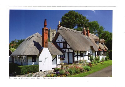 Ansichtskarte Cottage in Welford-upon-Avon / England