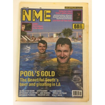 NEW MUSICAL EXPRESS NME MAGAZINE 12 MAY 1990 npbox0047 THE BEAUTIFUL SOUTH LS