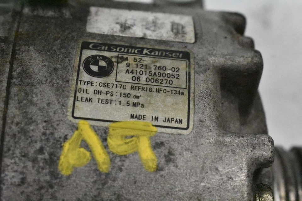 BMW X5 E70 2007 2008 2009 2010 4,8 L - compresor de aire acondicionado Foto 4 de 4