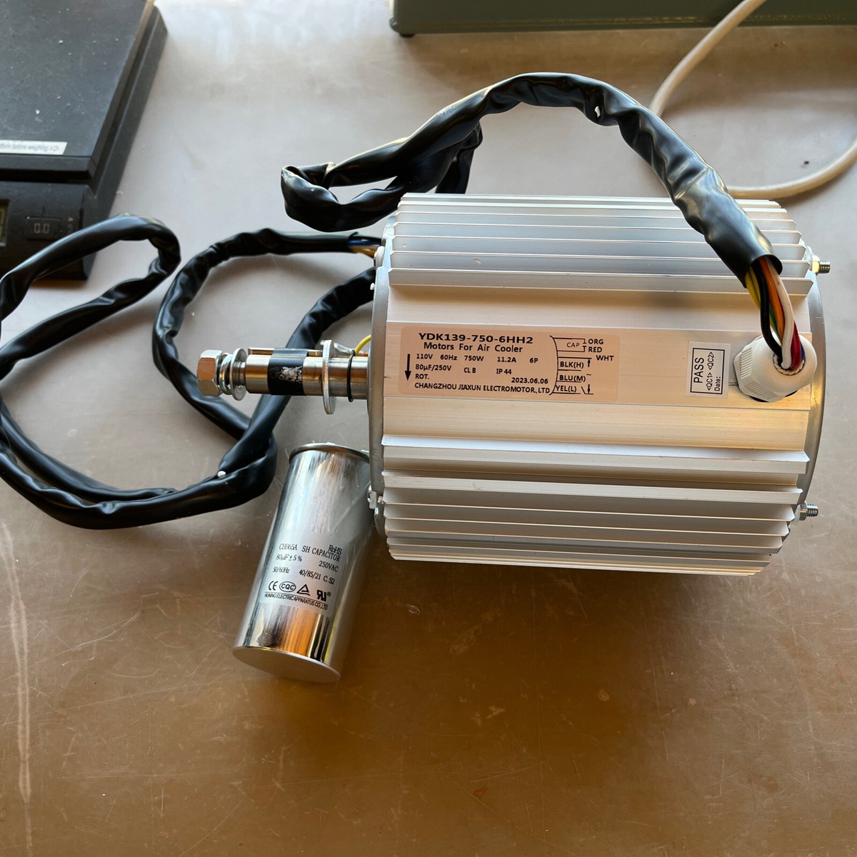 Evap Cooler Motor Electric Swamp Cooler Dial CopperLine Black