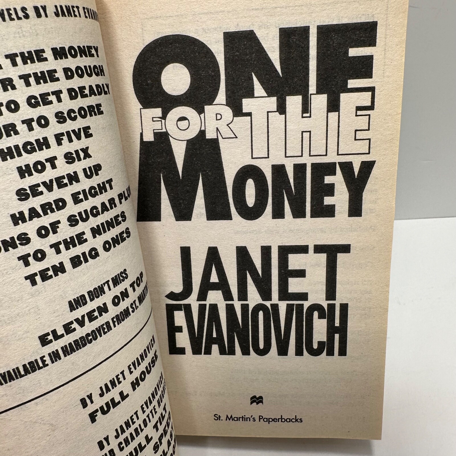 Stephanie Plum Novels Ser One For The Money By Janet Evanovich Very stephanie-plum-novels-ser-one-for-the-money-by-janet-evanovich-very