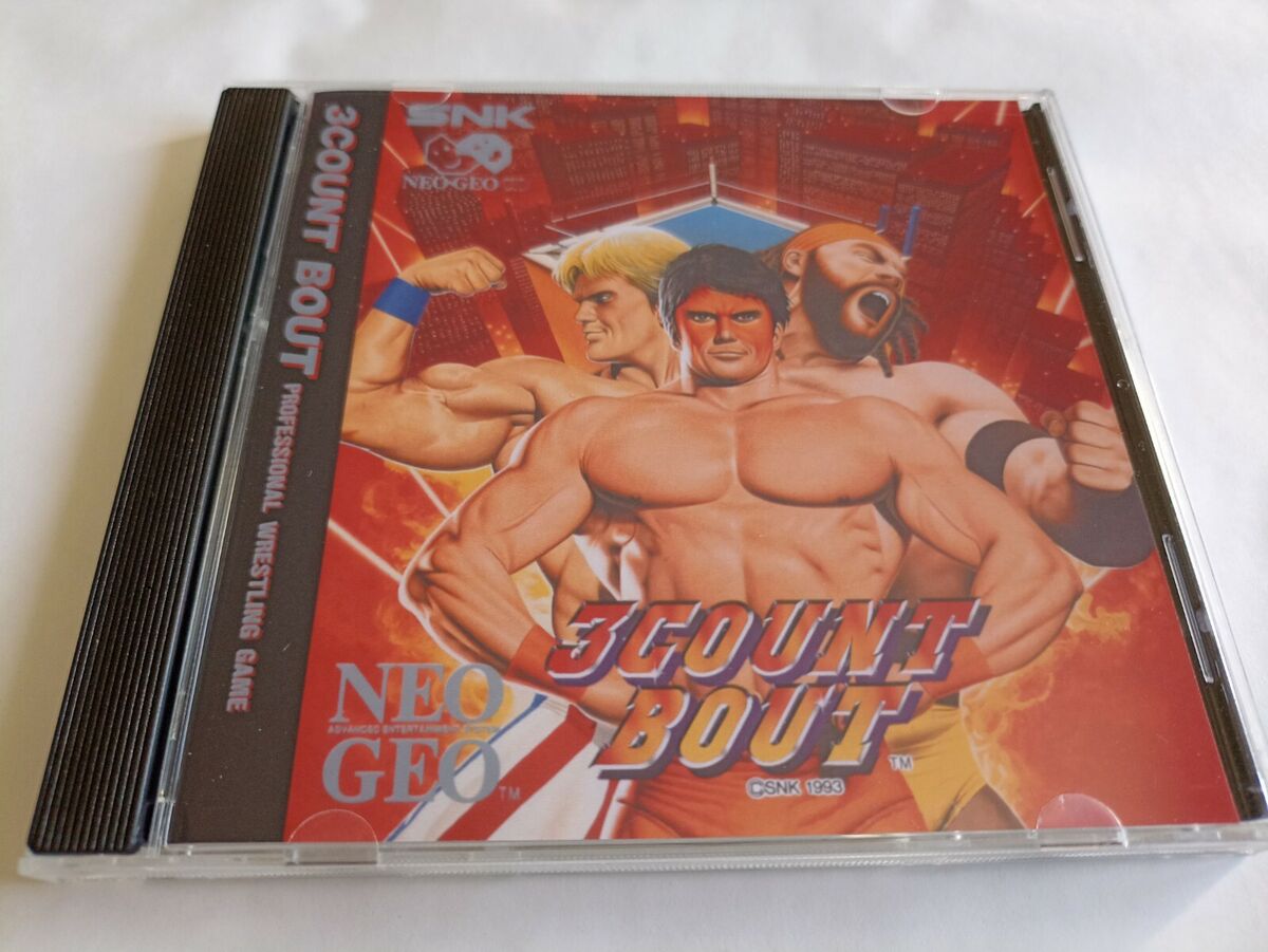SNK Neo Geo CD CDZ 3 Count Bout (Fire Suplex) cover and case SNK Neo Geo CD CDZ 3 Count Bout (Fire Suplex) cover and case