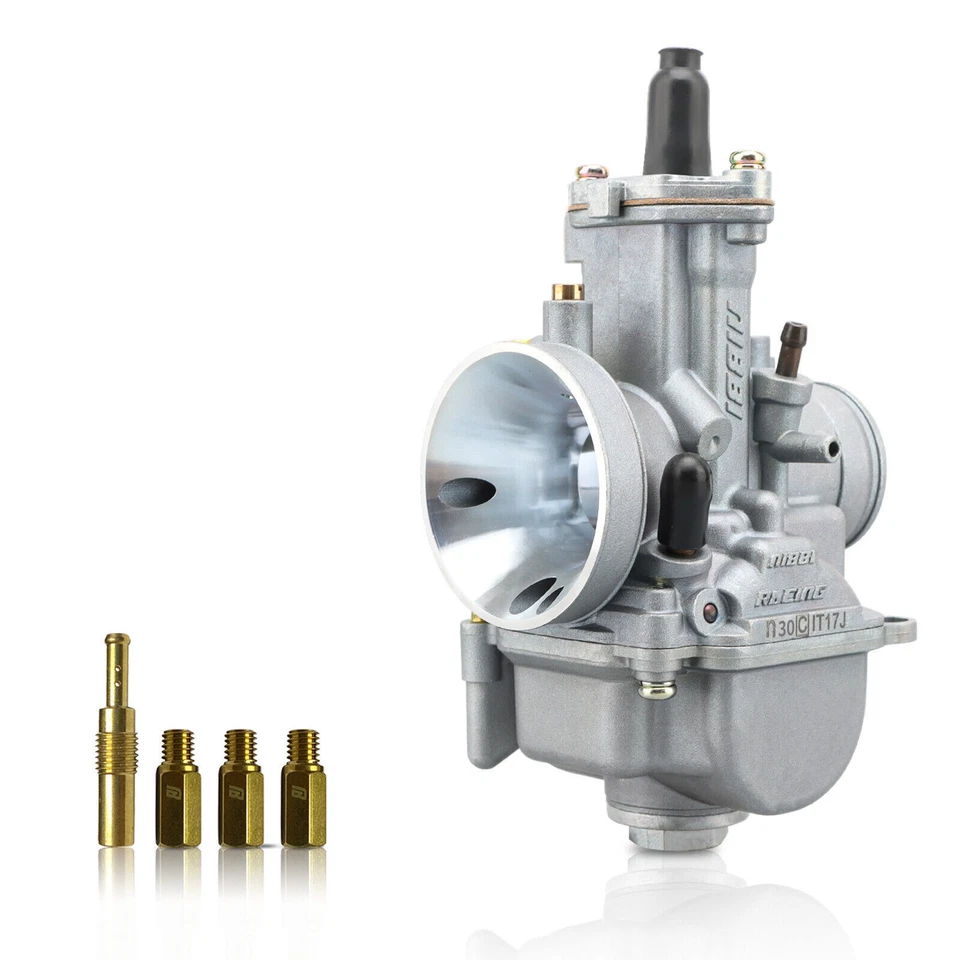 Carburador pre-chorro NIBBI PWK 30 mm para Suzuki Yamaha Quad Pit moto todo terreno Foto 4 de 4