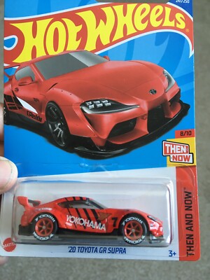 1/64 custom hot wheels 2020 TOYOTA GR SUPRA w/real rider's