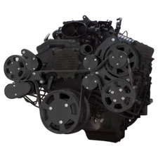 Black Serpentine System for LT1 Generation II - Power Steering & Alternator