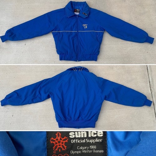 Vintage Sun Ice Calgary 1988 Olympic Winter Games Jacket Ski Snow Size SP - Picture 9 of 24