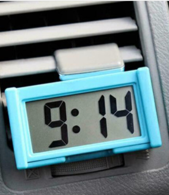 Mini LCD Digitaluhr - Selbstklebende Innenraum Armaturenbrett Schreibtisch Timer