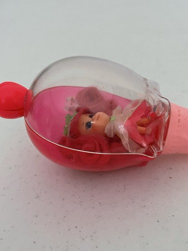 Vintage Mattel Liddle Kiddles Tutti Frutti Eiskegel Kone rot rosa - Bild 5 von 6