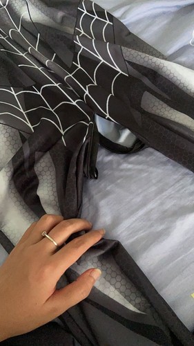 Mujeres Spiderman Disfraz Cosplay Vestidos Elásticos Medias Elegante ZENTAI Body - Imagen 10 de 26