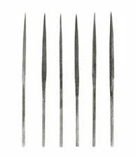6-Piece Set of 14 CM Wax Carving File Needles Jewelry Tool w/ Plastic Pouch