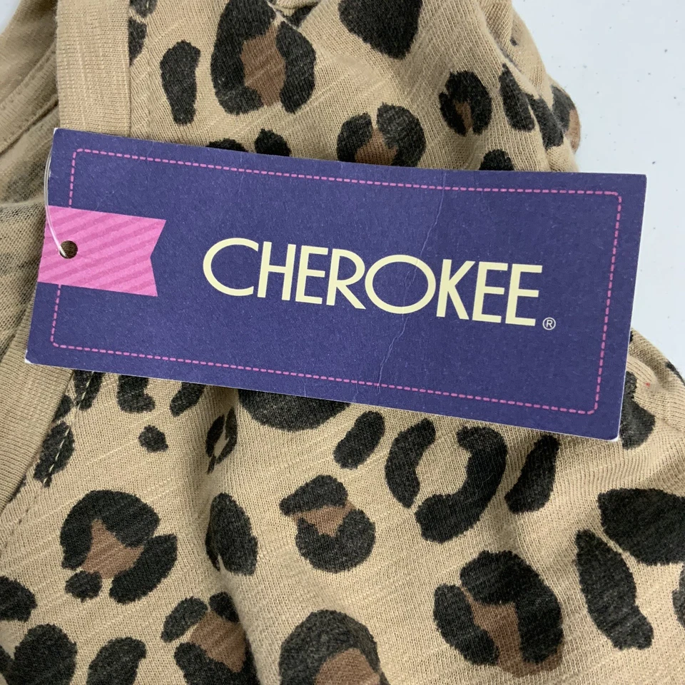 Cherokee Jóvenes Niñas Top Básico Manga Larga Estampado Animal Talla XL (14-16) Foto 3 de 4