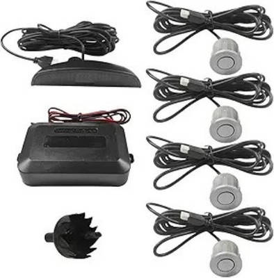Parking Aid Sensor, 12V LED Display Auto Reverse Backup Sensor K Color: Silver