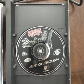 Sega Saturn Black Console with 1 Controller and Cords And Skeleton Warriors CIB