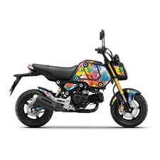 For Honda GROM 125 2021 2022 2023 Wrap Fairing Stickers Set Cartoon